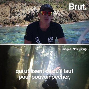 Michel Nox, apnéiste de l'extrême, alerte sur la pollution en mer Méditerranée