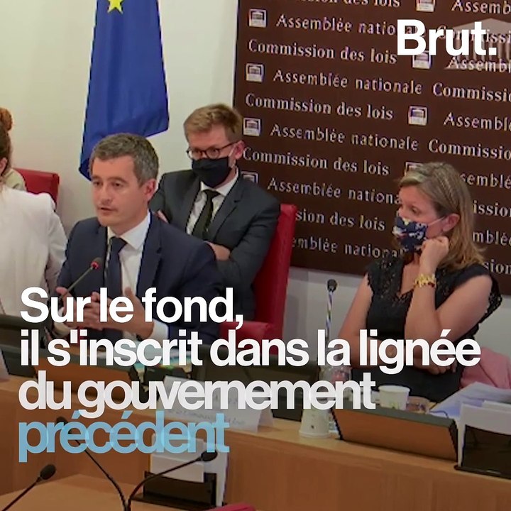 Gérald Darmanin "s'étouffe" quand il entend "vi...