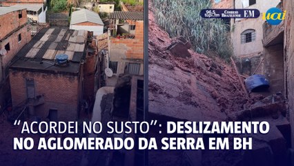 “Acordei no susto”, conta moradora de casa atingida por deslizamento em BH