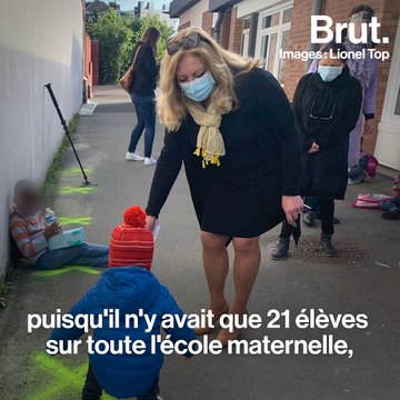 Déconfinement : l'histoire de la photo des enfants isolés dans des carrés en récréation