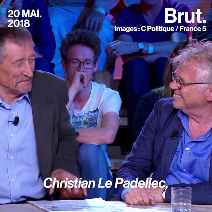 Daniel Cohn Bendit et le policier qu'il avait défié en mai 68 réunis