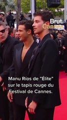 Manu Ríos d'Élite sur le tapis rouge de Cannes.