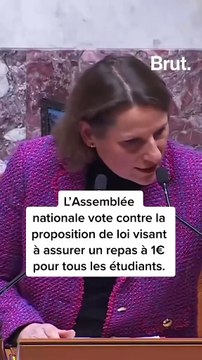 L’Assemblée nationale vote contre la proposition de loi visant à assurer un repas à 1€ pour tous les étudiants.