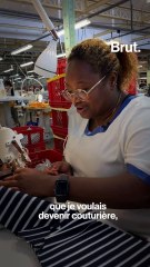 Manuela a quitté la restauration pour apprendre la couture