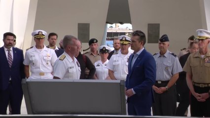 US Defense Secretary visits Pearl Harbor memorial in trip to Hawaii