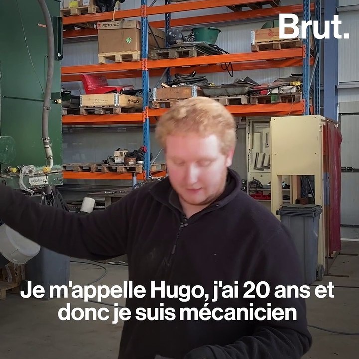 Hugo se forme au métier de mécanicien de maintenance chez les Compagnons du Devoir
