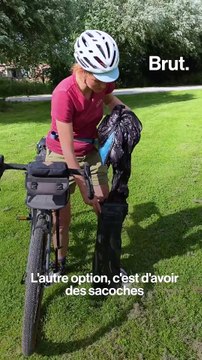Louise sillonne les routes de France à vélo