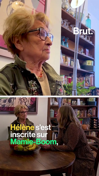 Hélène 95 ans et Daphné 18 ans se sont rencontrées grâce à la plateforme Mamie Boom