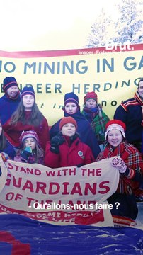 Greta Thunberg s'engage avec les Samis contre un projet de mine