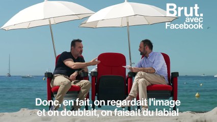 Brut.Cannes : Jean Dujardin discute avec Augustin Trapenard