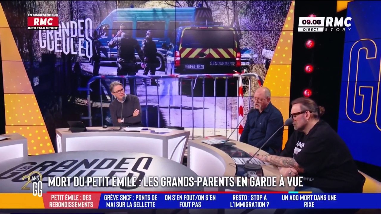 Clash en direct entre les 2 présentateurs de RMC Alain Marschall et Olivier Truchot: "J'en ai marre que tu dises que la famille du petit Emile est catholique ! Qu'est-ce que ça vient faire dans ce drame ?" - Regardez
