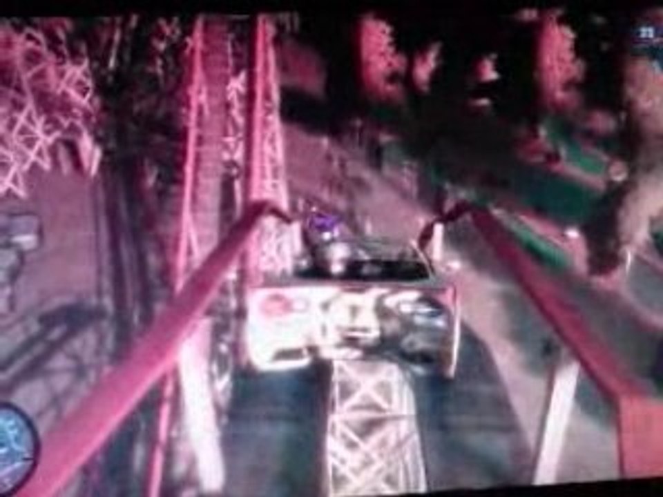 GTA IV montagne russe en voiture raté...