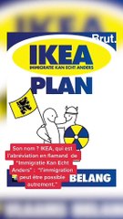 Ikea poursuit en justice un parti d’extrême droite belge