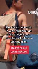 Voici pourquoi des élèves sont autorisés à venir en maillot de bain à l’école en Argentine.