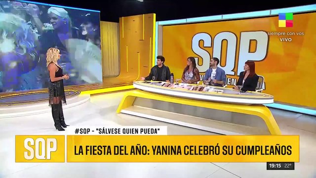 Yanina Latorre mandó al frente a Ángel de Brito y Marcelo Tinelli por su cumpleaños