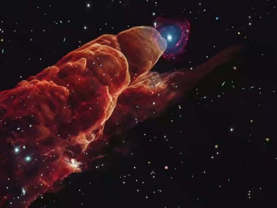 Beeindruckende Aufnahmen von kosmischem Tornado