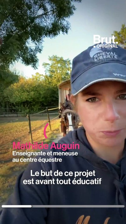 Ils vont à l'école en calèche !