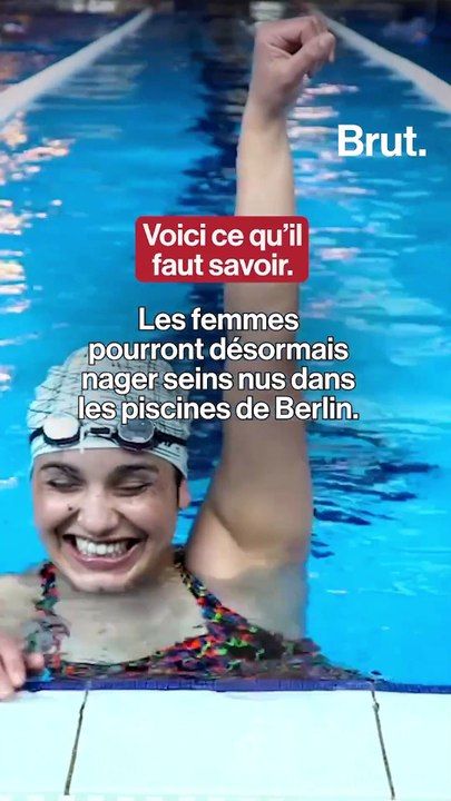 Les femmes pourront désormais nager seins nus dans les piscines de Berlin.