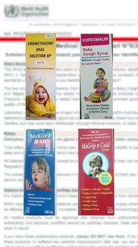 Des dizaines d’enfants morts après avoir bu des sirops médicaux