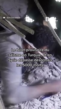 Le bilan provisoire du séisme en Turquie, et en Syrie dépasse désormais les 5000 morts.