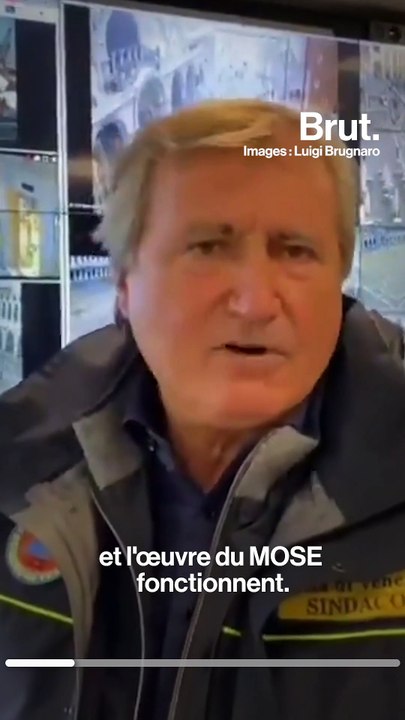 Inondations : à Venise, une digue déployée