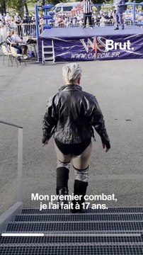 Brut a suivi Pauline, catcheuse, en plein match