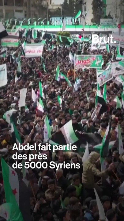 Toujours en guerre, des Syriens manifestent en soutien à l’Ukraine