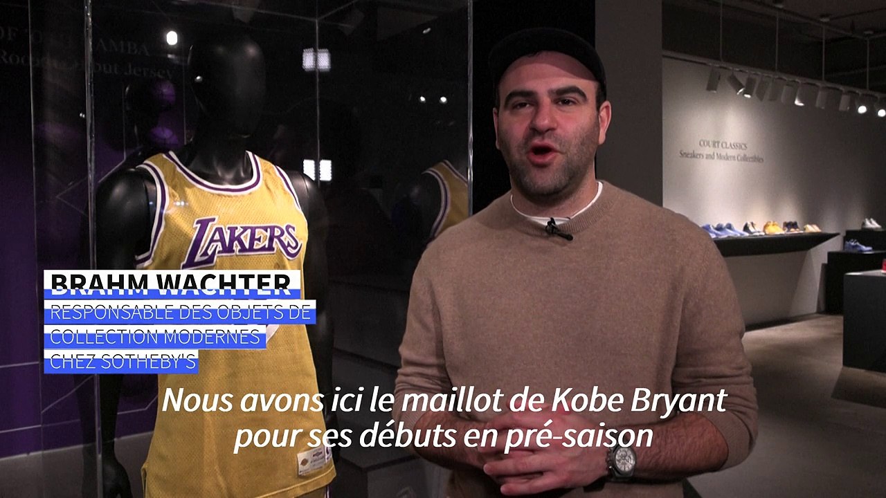 Les premiers maillots NBA de Michael Jordan et Kobe Bryant aux enchères à Sotheby's