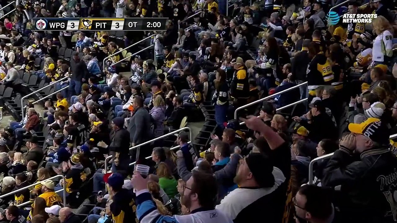 Penguins 16-17 Season - Crosby and Malkin with a beautiful play to end exciting OT
