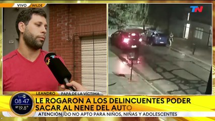 VIDEO: "Nos apuntaron y casi se llevan a mi hijo": el dramático relato de una familia atracada