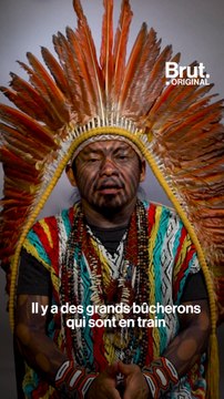 Menacé de mort, un chef autochtone d'Amazonie témoigne