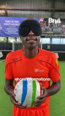 Yvan Wouandji, aveugle et joueur de foot