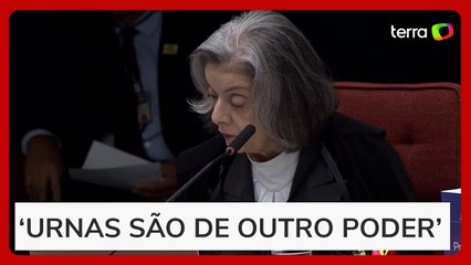 Cármen Lúcia rebate advogado de Ramagem sobre Abin apurar e fiscalizar urnas eletrônicas