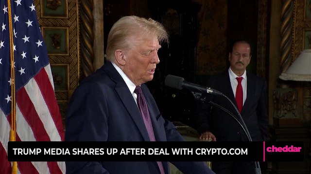 Trump Media shares rose 9% after announcing a deal with Crypto.com to launch U.S.-focused ETFs