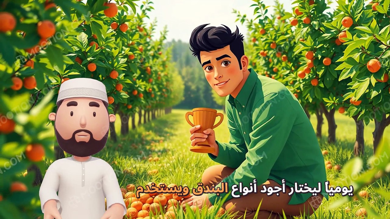 مهرجان البندق في قرية الزمردة
