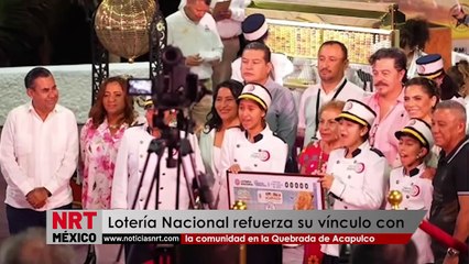 Lotería Nacional refuerza su vínculo con la comunidad en la Quebrada de Acapulco