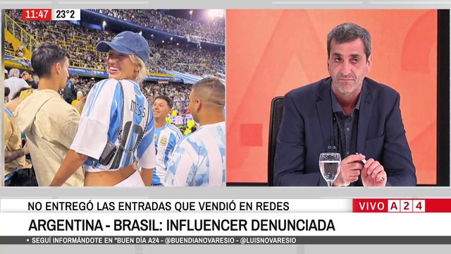 🚨 INFLUENCER DENUNCIADA POR ESTAFA CON ENTRADAS PARA EL PARTIDO ARGENTINA - BRASIL