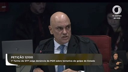 Julgamento de Bolsonaro: Moraes é interrompido durante leitura de relatório