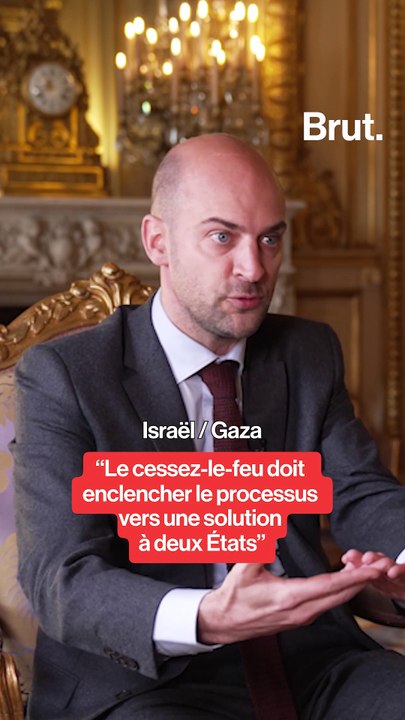 Interview Brut de Jean-Noël Barrot : Israël / Gaza