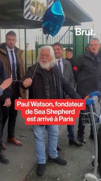 Paul Watson est arrivé à Paris
