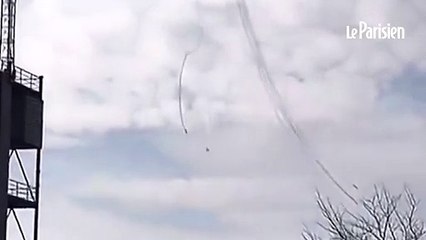 Deux Alpha Jet de la patrouille de France entrent en collision