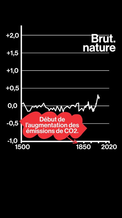 Depuis l'an 1, l'évolution de la température mondiale