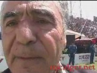 Interview m. Zedek à propos du matche MCA-MCO