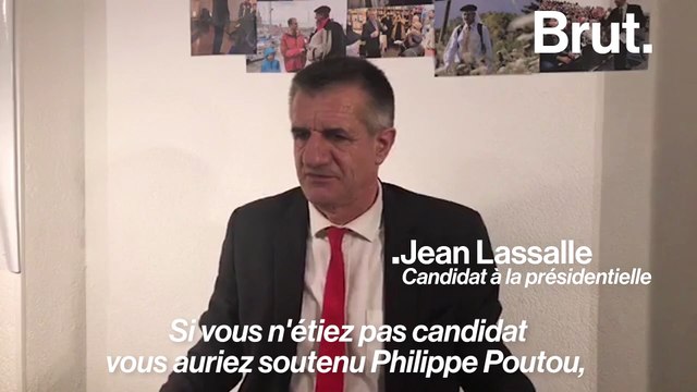 Jean Lassalle répondait à Brut