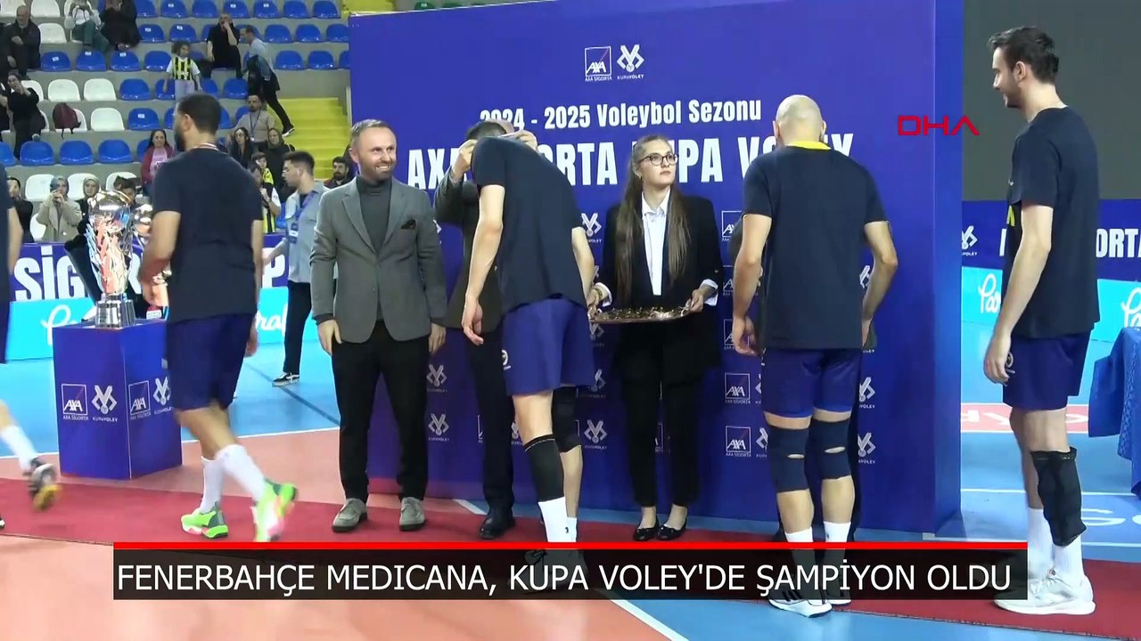 Fenerbahçe Medicana, Kupa Voley'de şampiyon oldu!