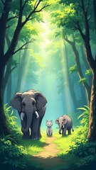 हिंदी में मजेदार हाथी और बिल्ली की कहानी 🐘🐱