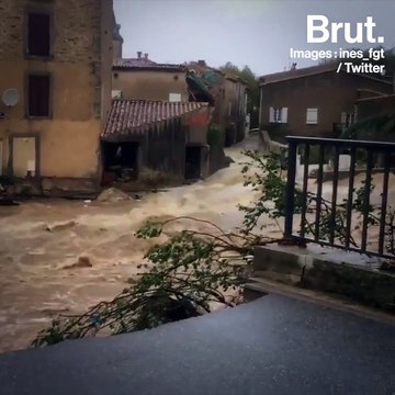 Les images impressionnantes des inondations dans l'Aude