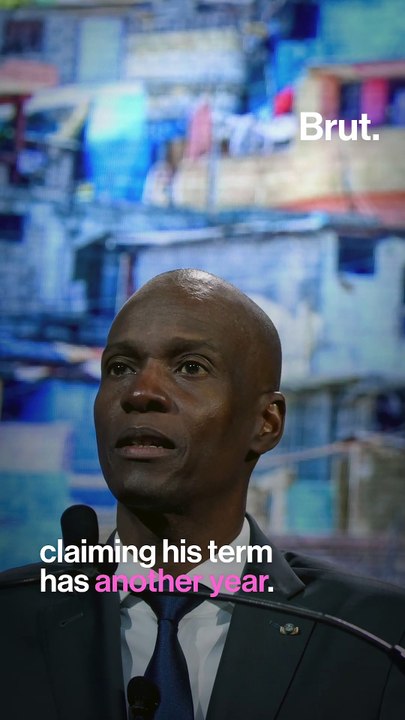 Haitian protestors call for the resignation of President Jovenel Moïse