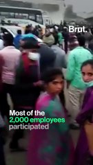 Workers vandalize iPhone factory over unpaid wages