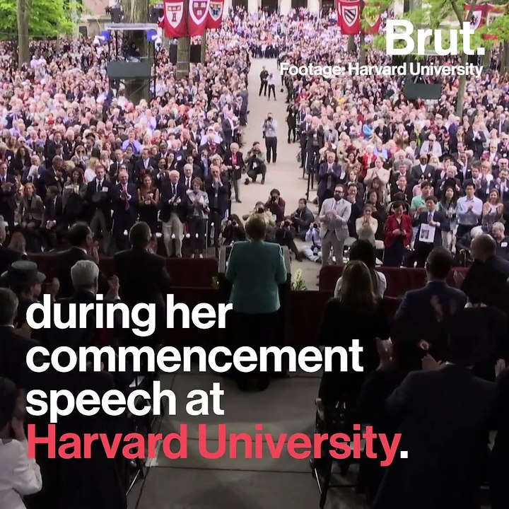 Angela Merkel Jabs Trump in Harvard Commencement Speech